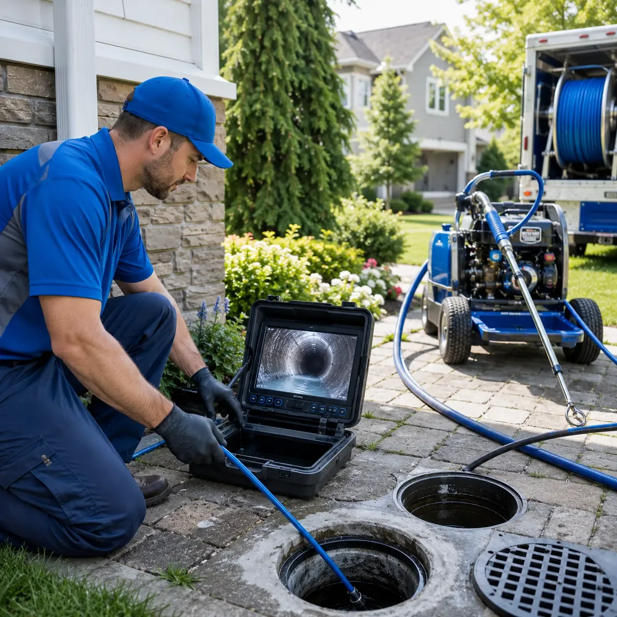 Outdoor drain cleaning professionals serving Brownsburg, IN